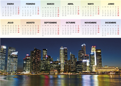 Calendario Póster A3 Horizontal