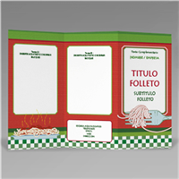 Tríptico Restaurante Italiano