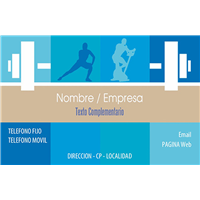 Tarjeta Deporte Gimnasio