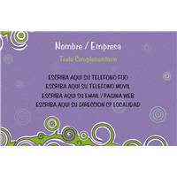 Tarjeta Belleza Espirales