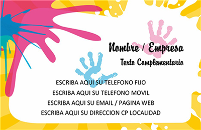 Tarjeta Educacion Infantil