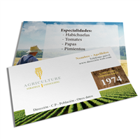 Tarjeta Agricultura Plantaciones