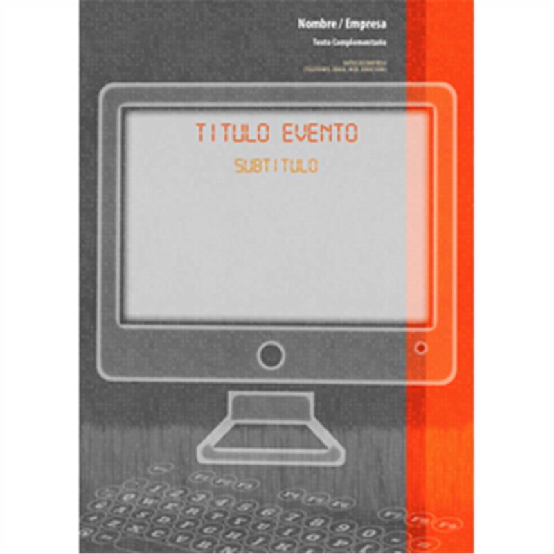 cartel de la computadora