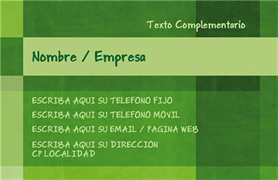 Tarjeta Agricultura Verde