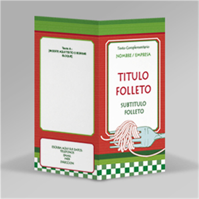 Díptico Restaurante Italiano DL