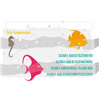 Tarjeta Animales Acuario